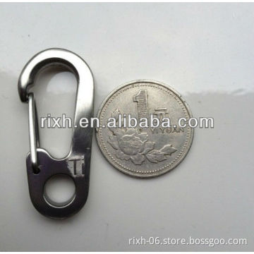 casting titanium hook,titanium keyring,titanium key chain